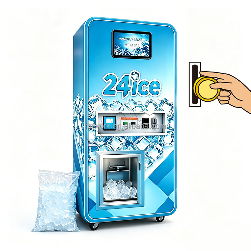 Commercial Vending Machine - Distributore Automatico di Ghiaccio con Purificatore