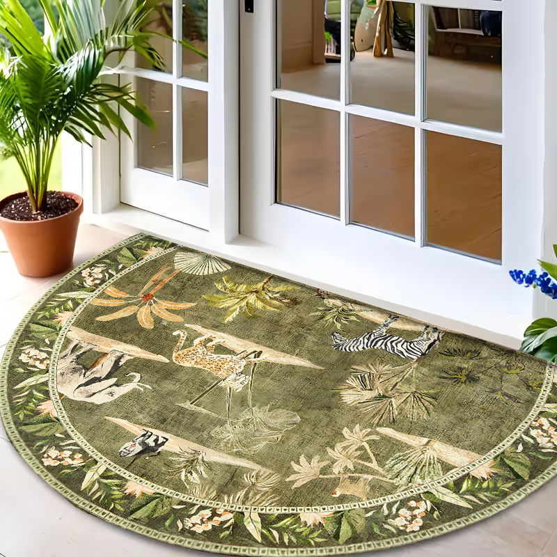 Dance Pad Machine - Tappeto semicircolare con scena di animali