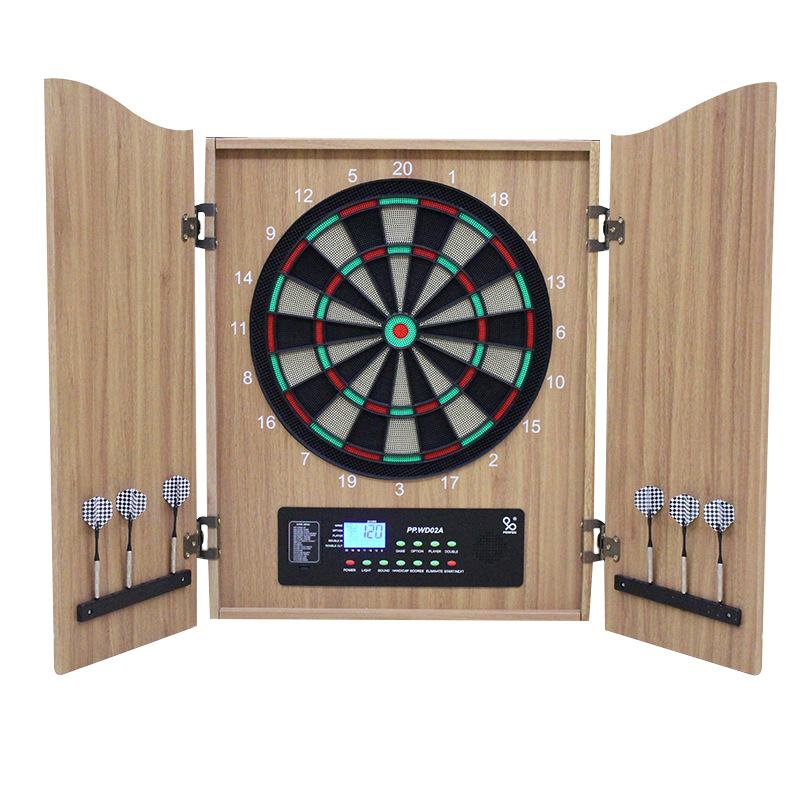 Electronic Dartboard Cabinet - Armadietto di lusso in legno per