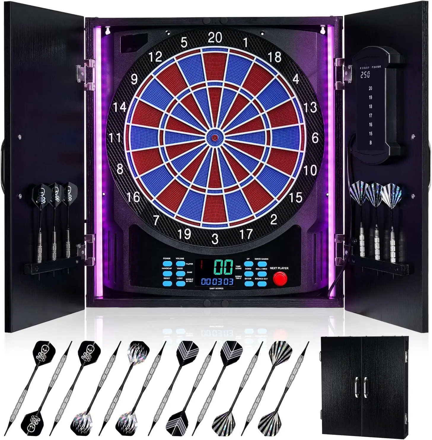 Bersaglio Elettronico per Frec - Electronic Dartboard Cabinet recensione e prezzo